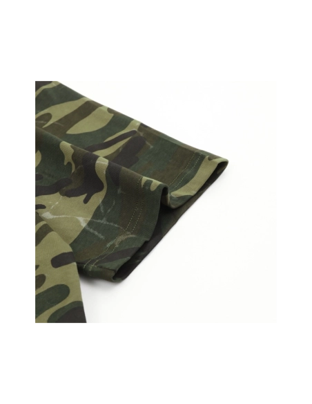 Chrome Hearts Camo Flag Print Short Sleeve 069