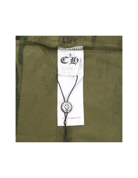Chrome Hearts Camo Flag Print Short Sleeve 070
