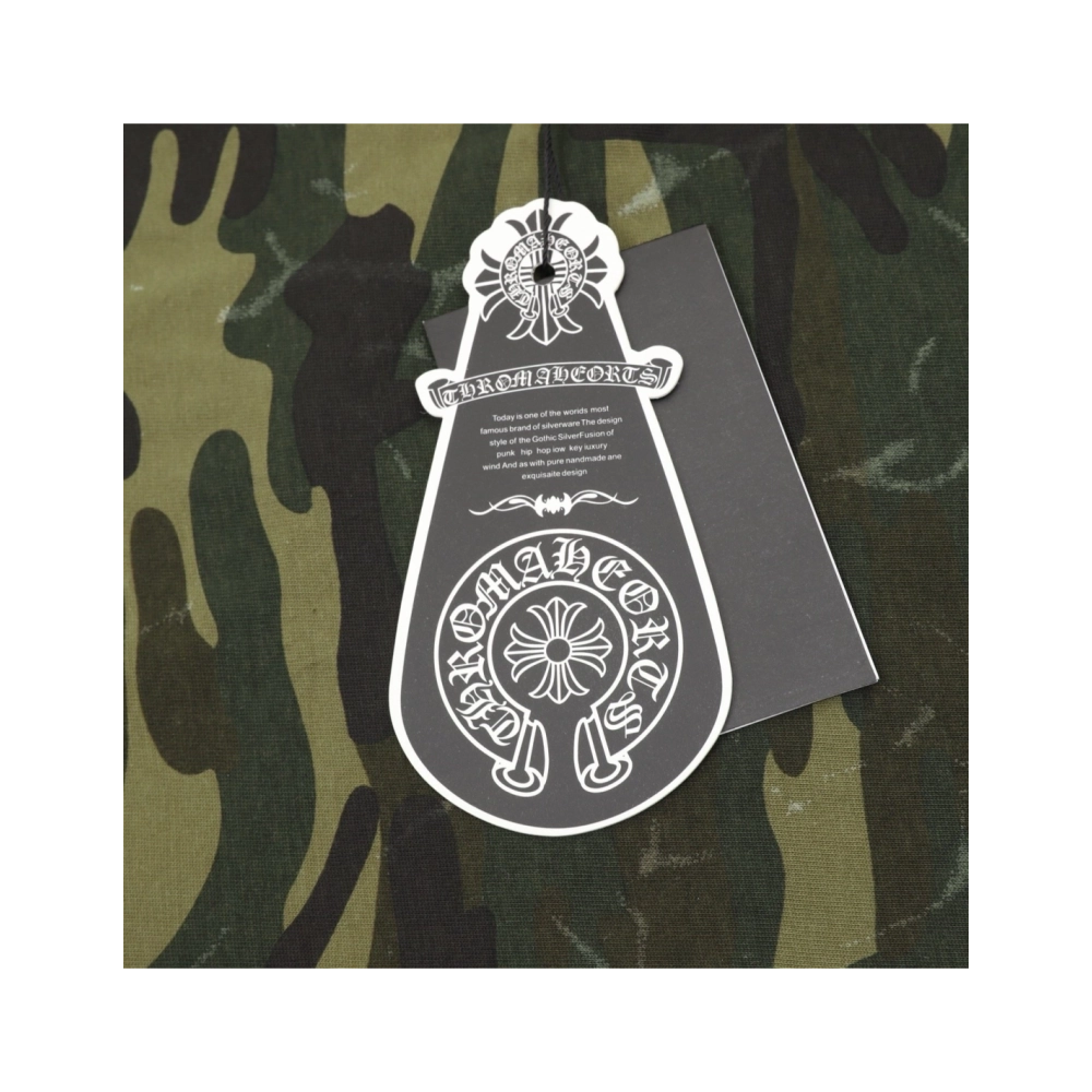 Chrome Hearts Camo Flag Print Short Sleeve 070