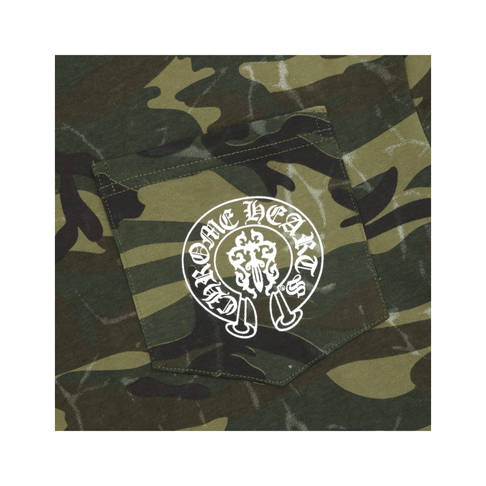 Chrome Hearts Camo Flag Print Short Sleeve 070