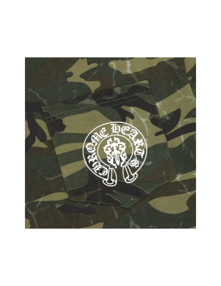 Chrome Hearts Camo Flag Print Short Sleeve 070