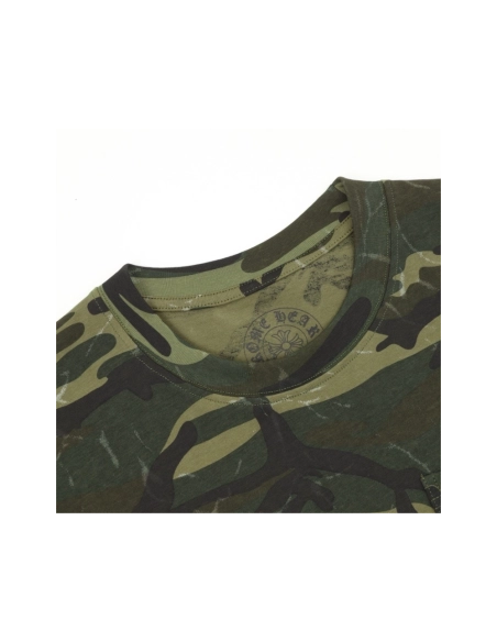 Chrome Hearts Camo Flag Print Short Sleeve 070