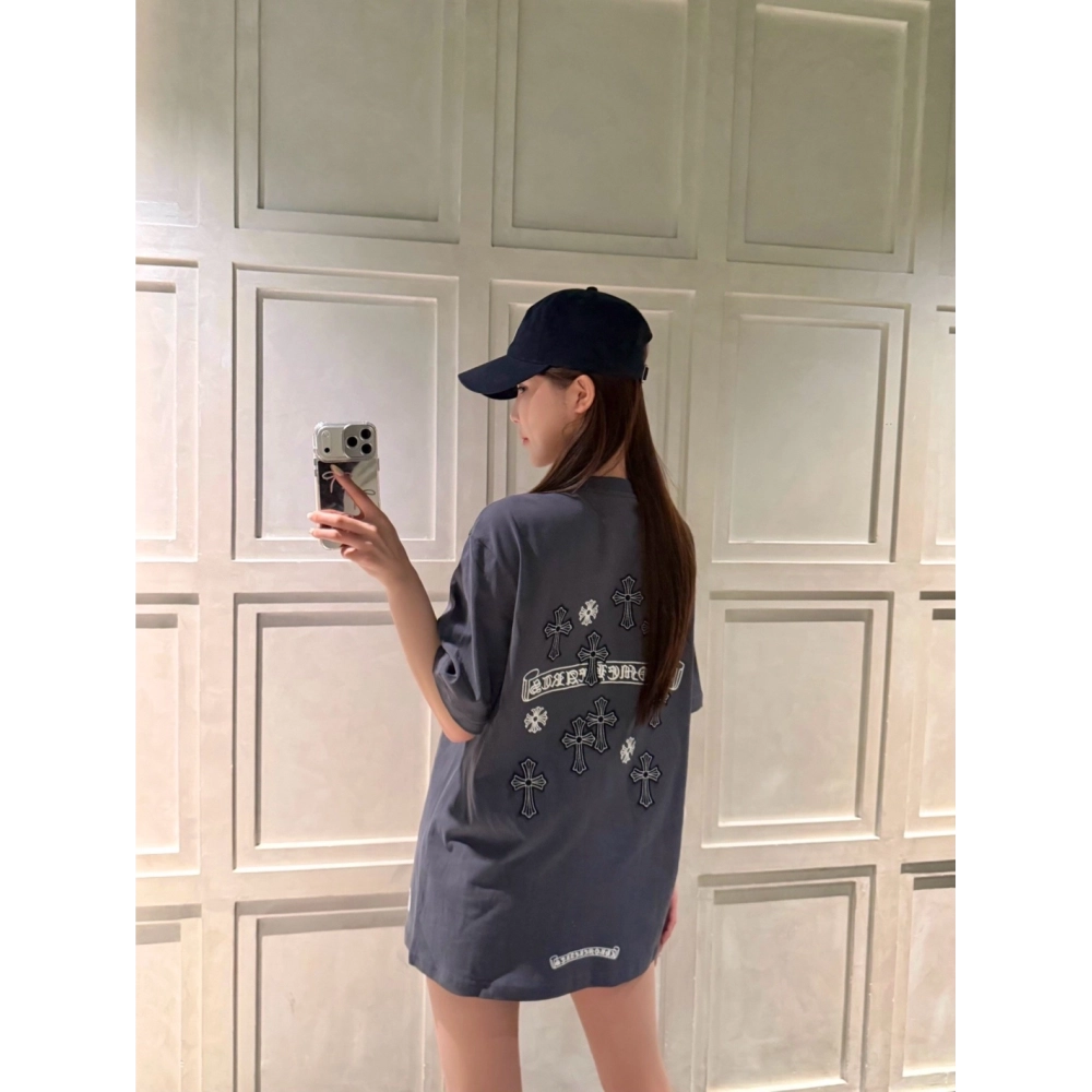 Chrome Hearts Sanskrit Cross Short Sleeve 071