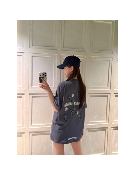 Chrome Hearts Sanskrit Cross Short Sleeve 071
