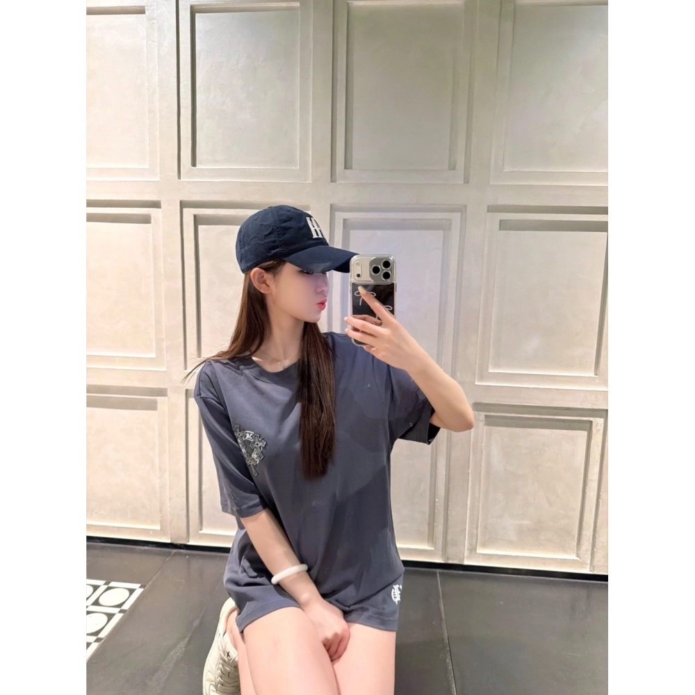Chrome Hearts Sanskrit Cross Short Sleeve 071