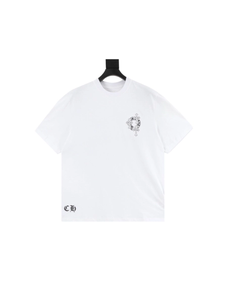 Chrome Hearts Sanskrit Cross Short Sleeve 072