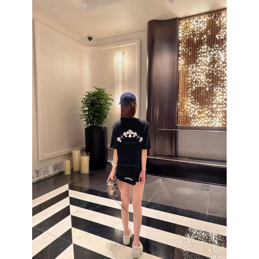 Chrome Hearts Sanskrit Cross Short Sleeve 073