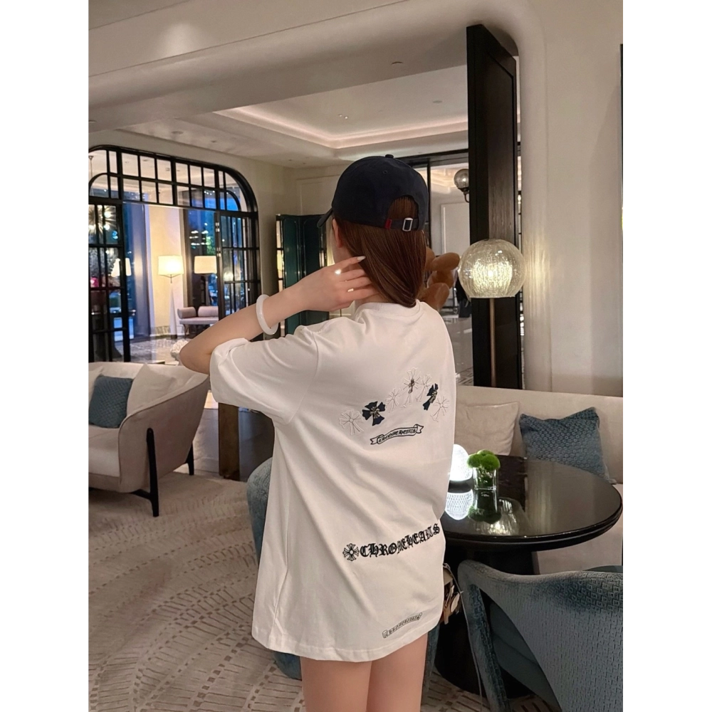 Chrome Hearts Sanskrit Cross Short Sleeve 074