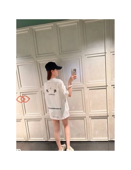 Chrome Hearts Sanskrit Cross Short Sleeve 074