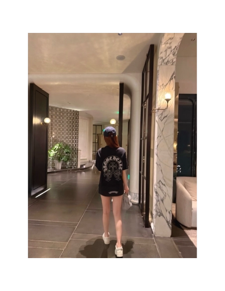 Chrome Hearts Sanskrit Cross Short Sleeve 075