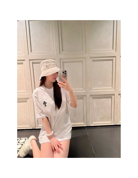 Chrome Hearts Sanskrit Cross Short Sleeve 076