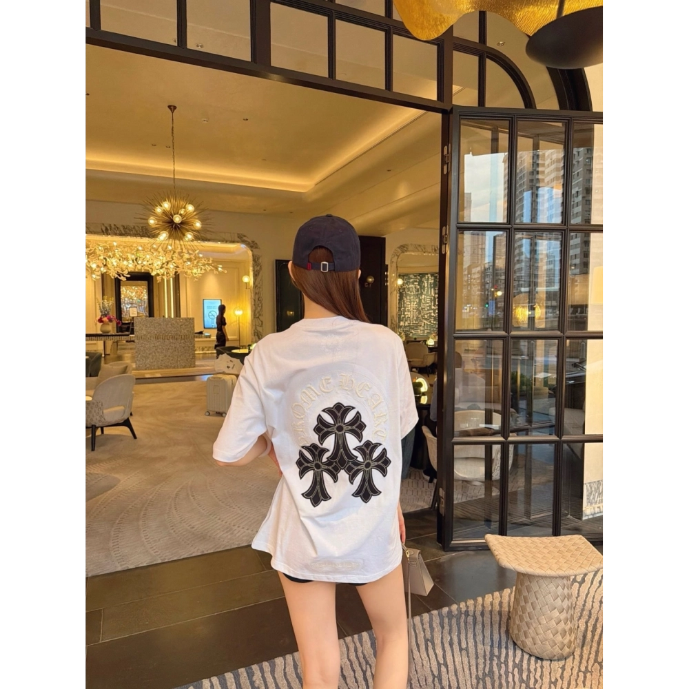 Chrome Hearts Sanskrit Cross Short Sleeve 076