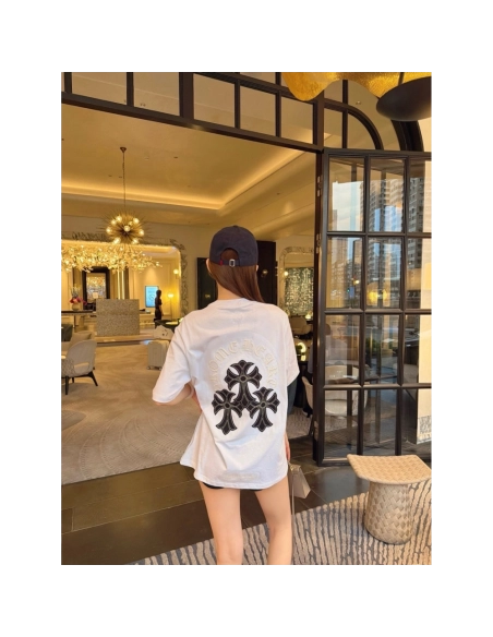 Chrome Hearts Sanskrit Cross Short Sleeve 076