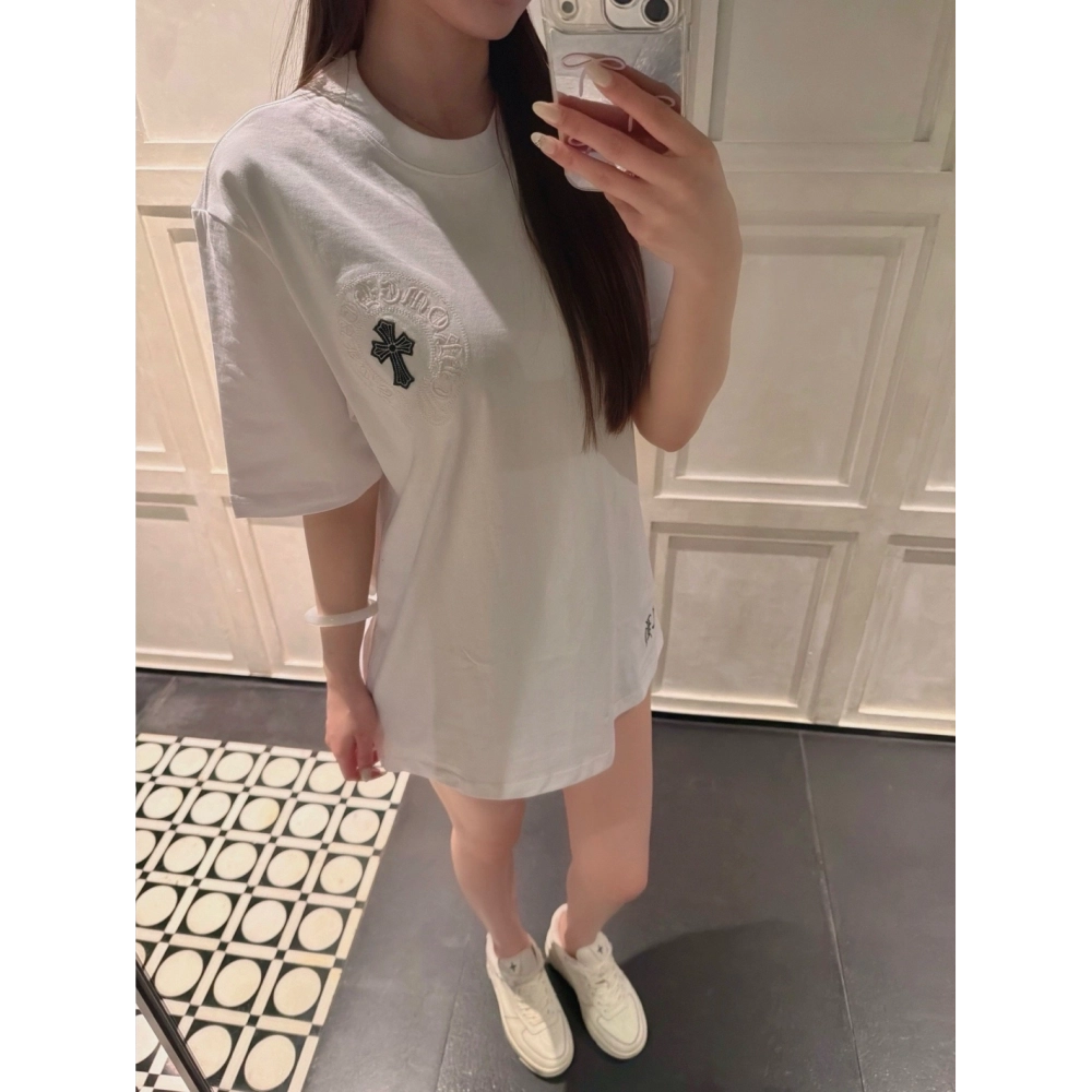 Chrome Hearts Sanskrit Cross Short Sleeve 076