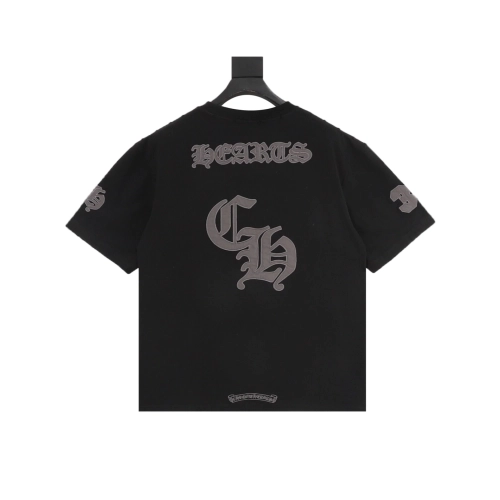 Chrome Hearts Sanskrit Patch Embroidery Short Sleeve 077
