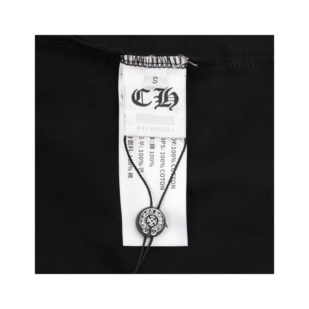 Chrome Hearts Sanskrit Patch Embroidery Short Sleeve 077