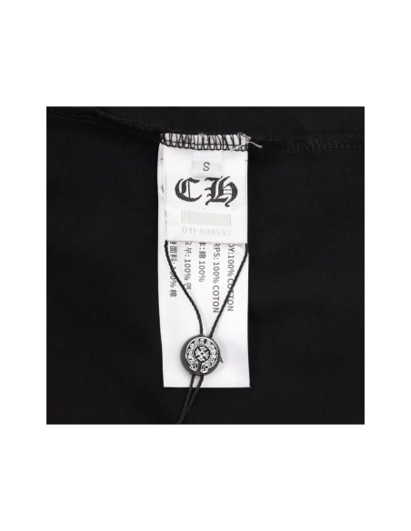 Chrome Hearts Sanskrit Patch Embroidery Short Sleeve 077