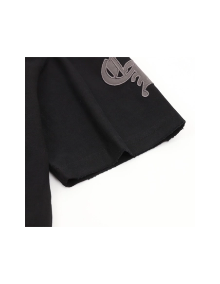 Chrome Hearts Sanskrit Patch Embroidery Short Sleeve 077