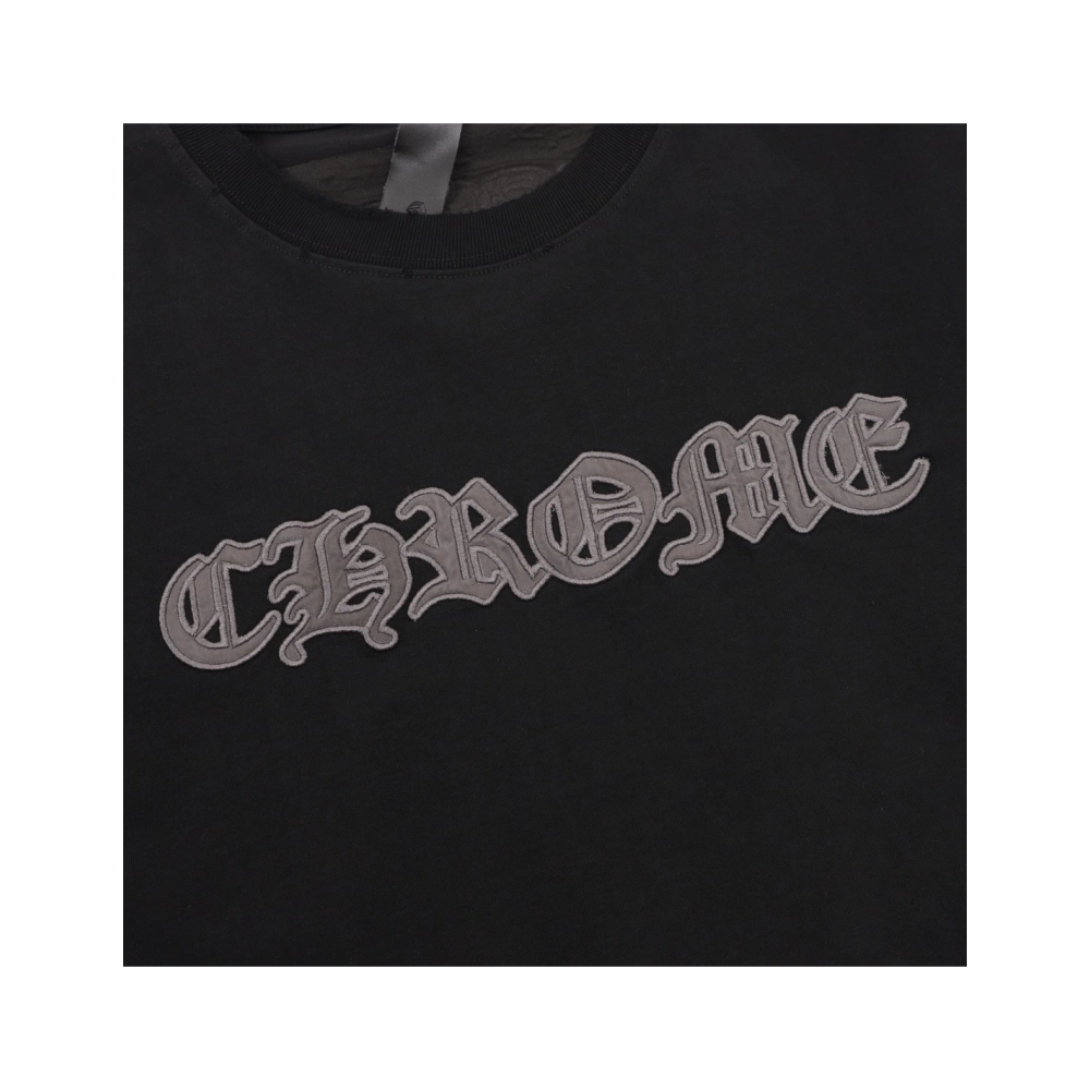 Chrome Hearts Sanskrit Patch Embroidery Short Sleeve 077