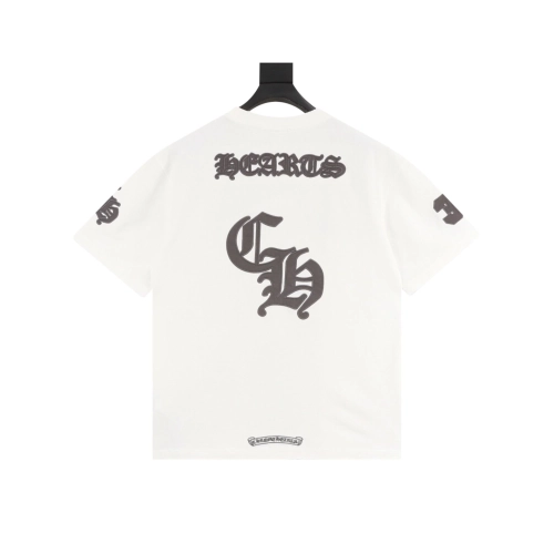 Chrome Hearts Sanskrit Patch Embroidery Short Sleeve 078