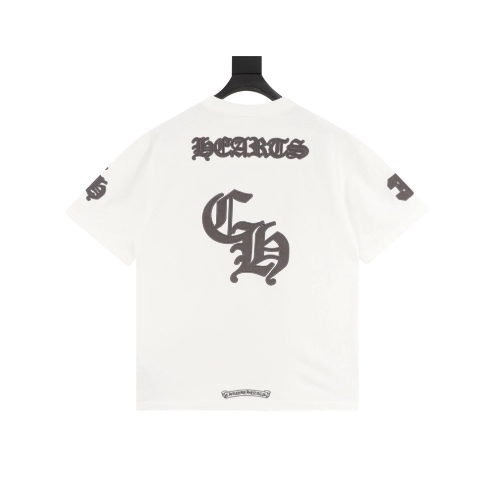 Chrome Hearts Sanskrit Patch Embroidery Short Sleeve 078