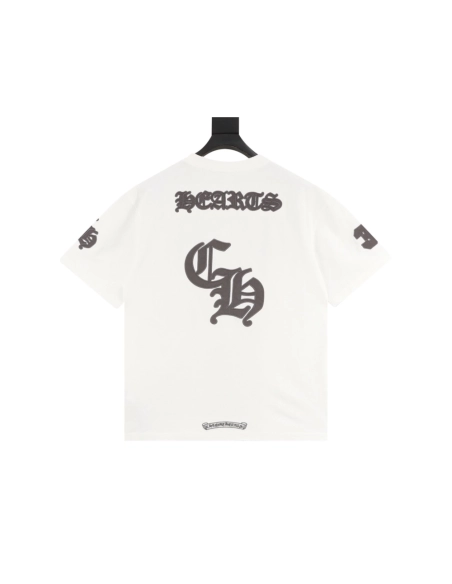 Chrome Hearts Sanskrit Patch Embroidery Short Sleeve 078