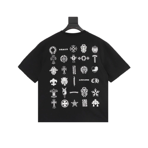 Chrome Hearts Multi-Logo Print Short Sleeve 079