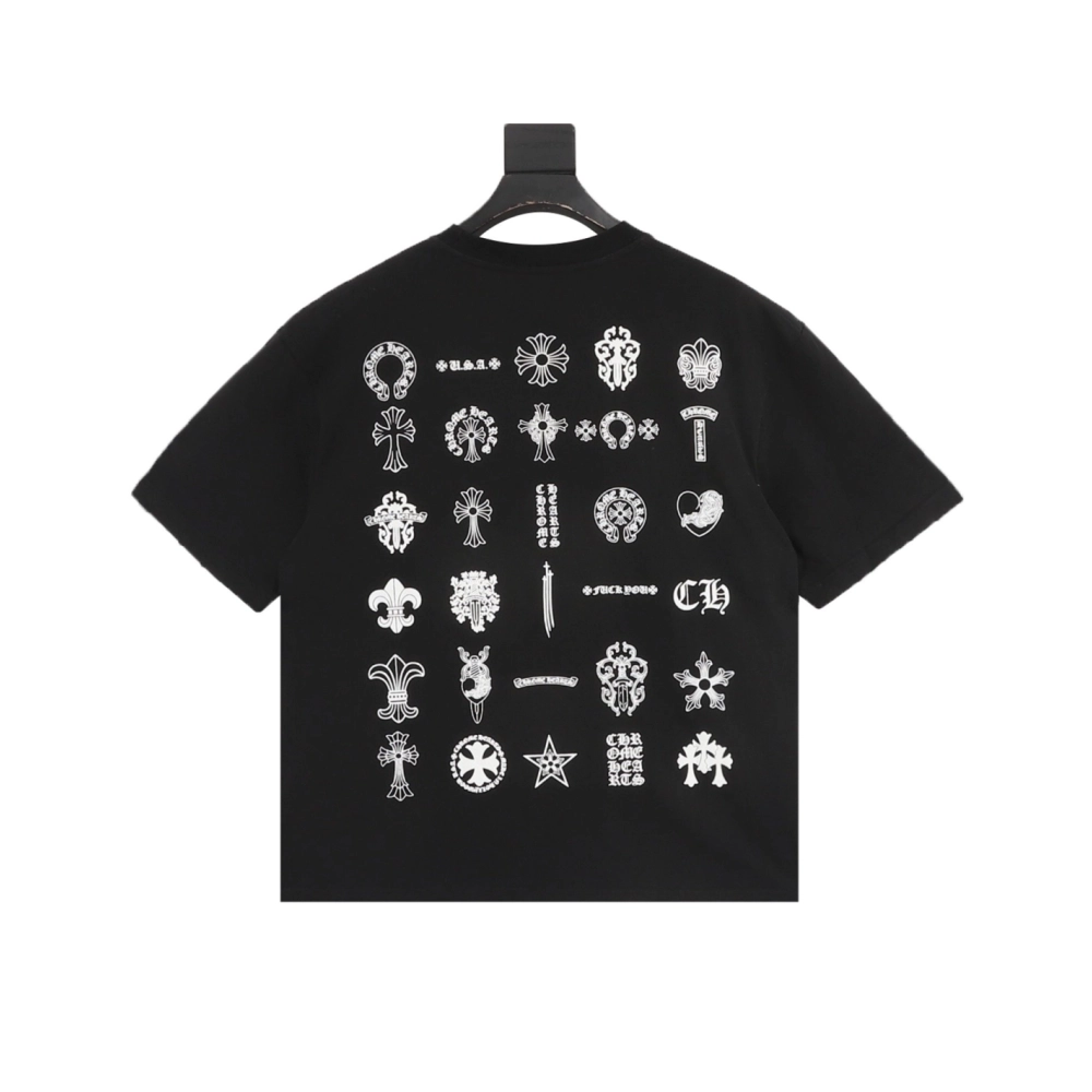 Chrome Hearts Multi-Logo Print Short Sleeve 079