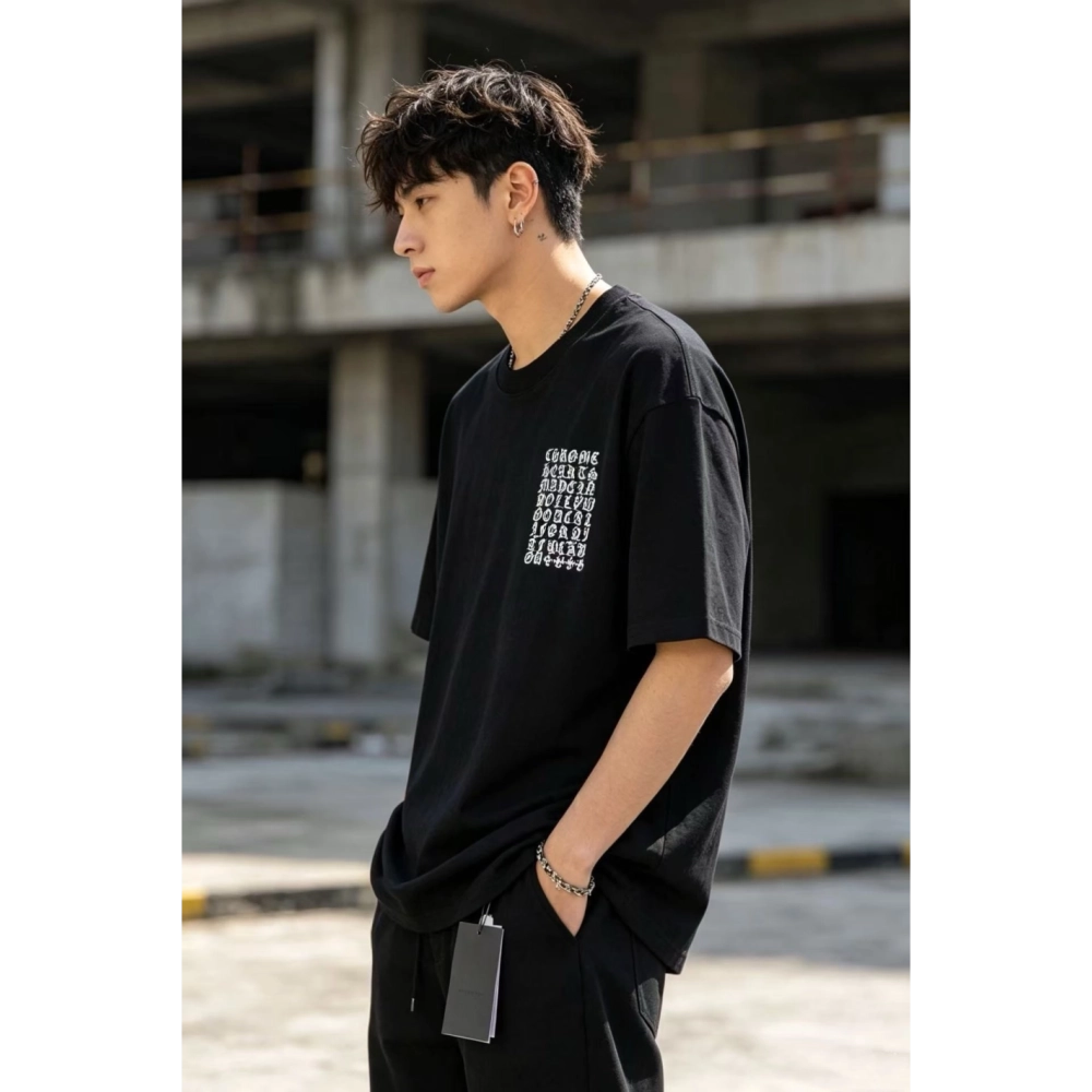 Chrome Hearts Multi-Logo Print Short Sleeve 079