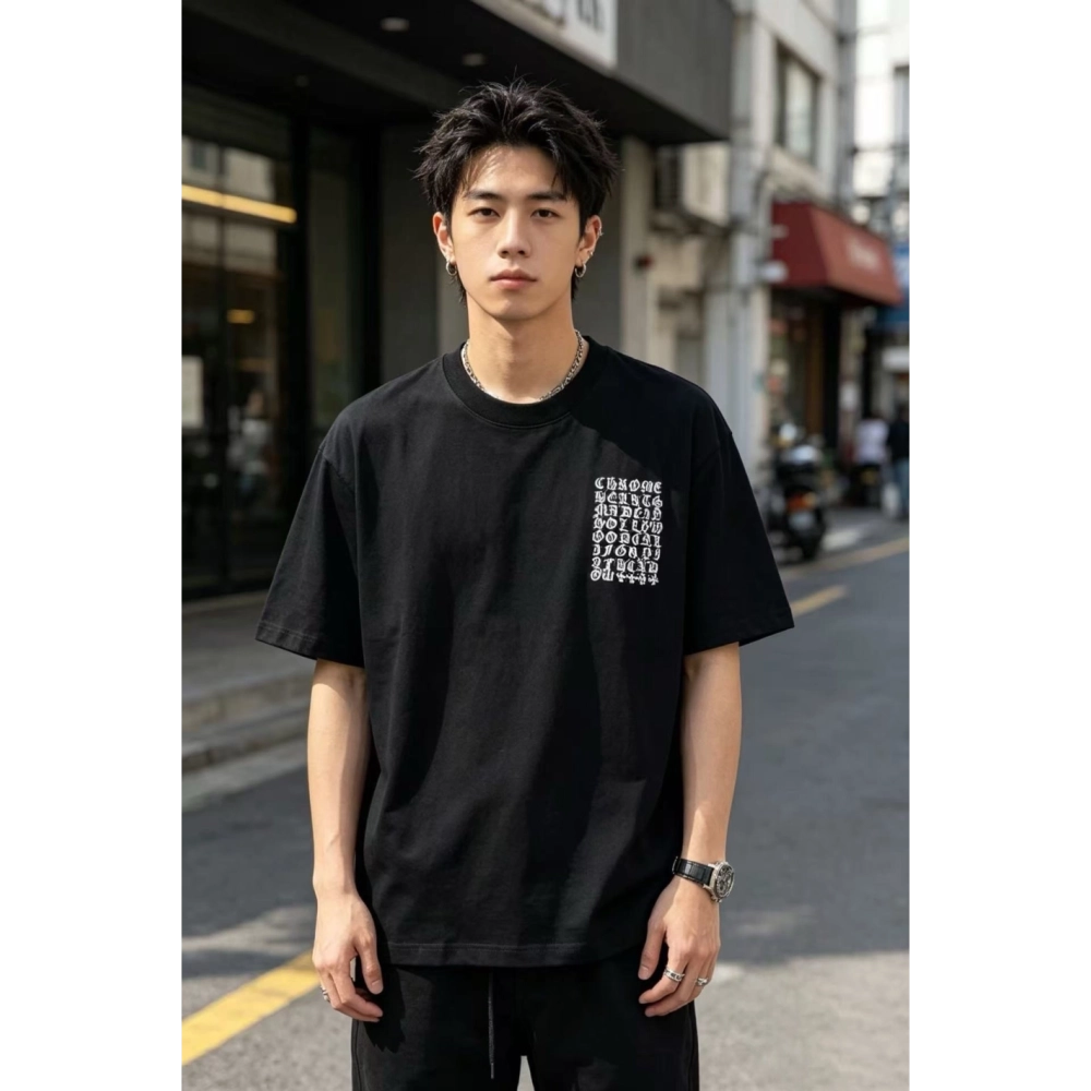 Chrome Hearts Multi-Logo Print Short Sleeve 079