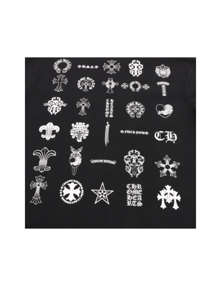 Chrome Hearts Multi-Logo Print Short Sleeve 079