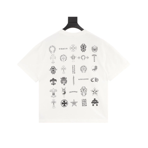 Chrome Hearts Multi-Logo Print Short Sleeve 080
