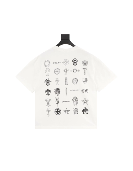 Chrome Hearts Multi-Logo Print Short Sleeve 080