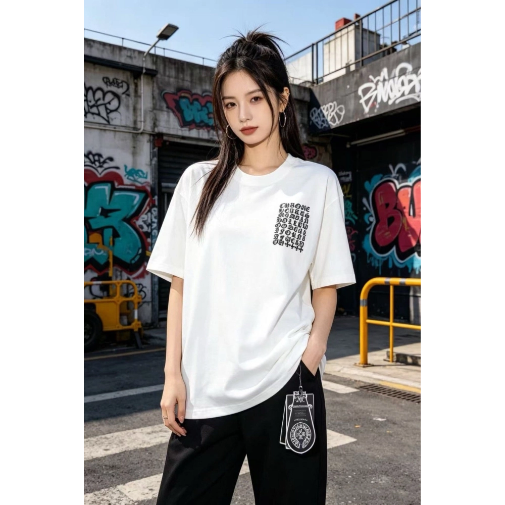 Chrome Hearts Multi-Logo Print Short Sleeve 080