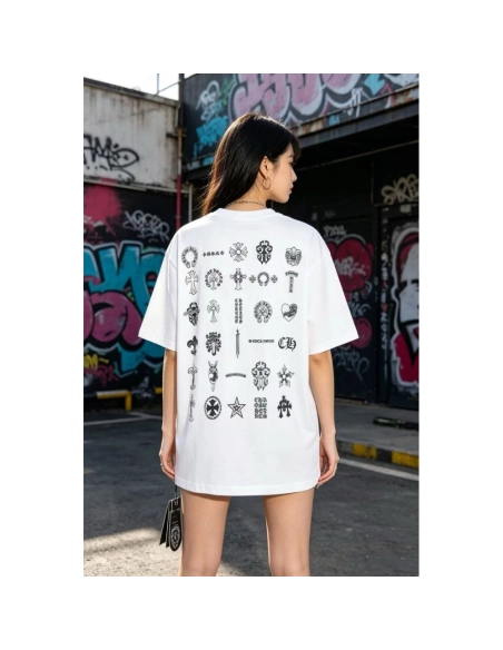 Chrome Hearts Multi-Logo Print Short Sleeve 080