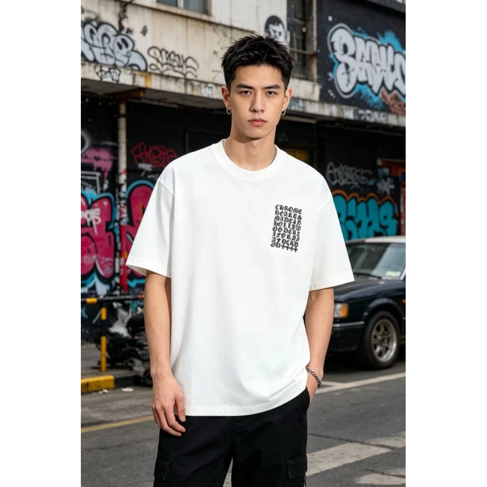 Chrome Hearts Multi-Logo Print Short Sleeve 080