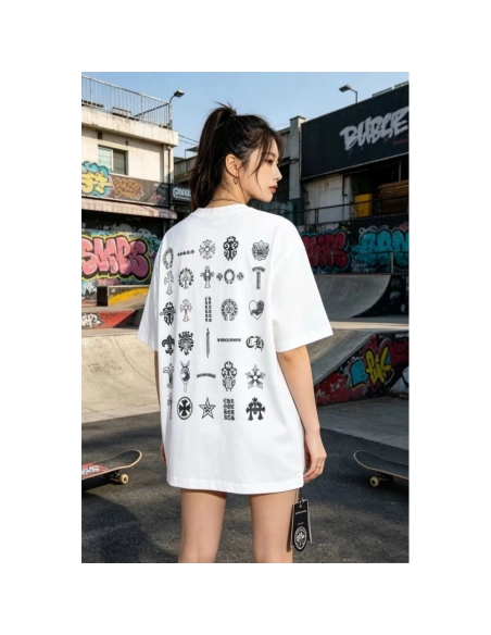Chrome Hearts Multi-Logo Print Short Sleeve 080