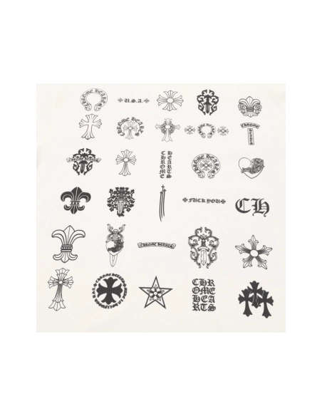 Chrome Hearts Multi-Logo Print Short Sleeve 080