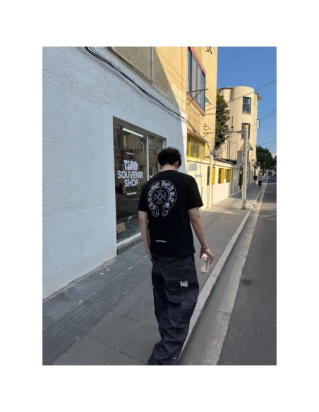 Chrome Hearts Pocket Horseshoe Cross Short Sleeve 081