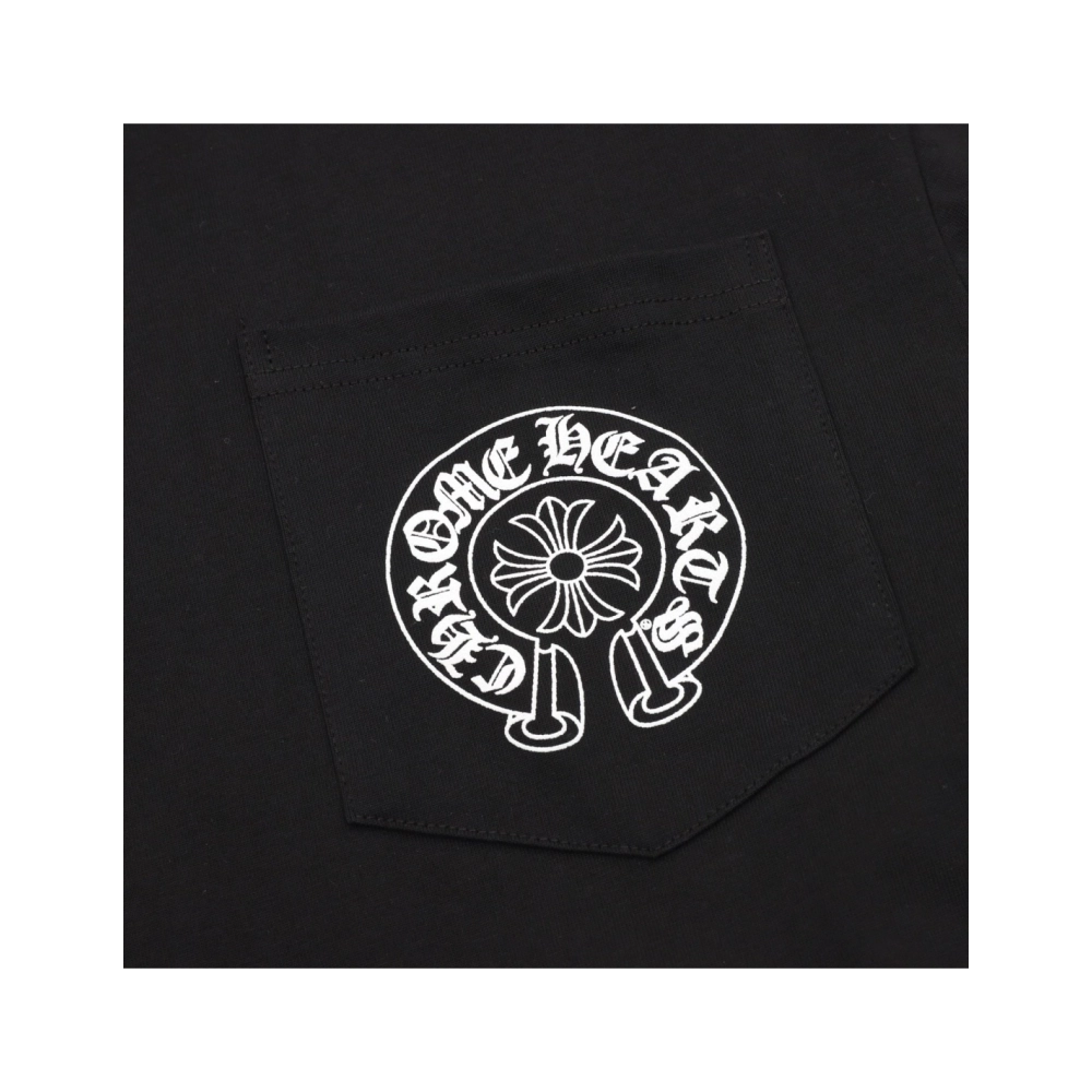 Chrome Hearts Pocket Horseshoe Cross Short Sleeve 081
