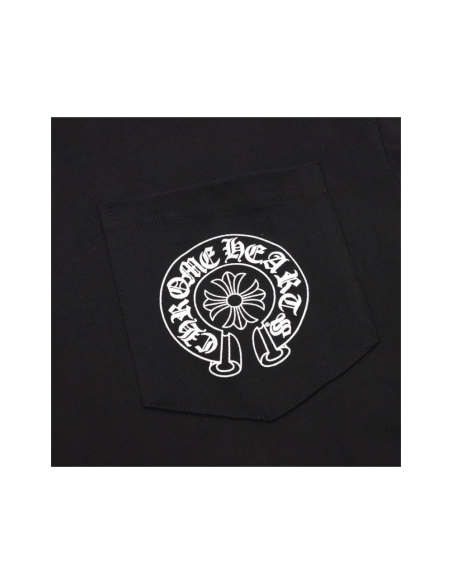 Chrome Hearts Pocket Horseshoe Cross Short Sleeve 081