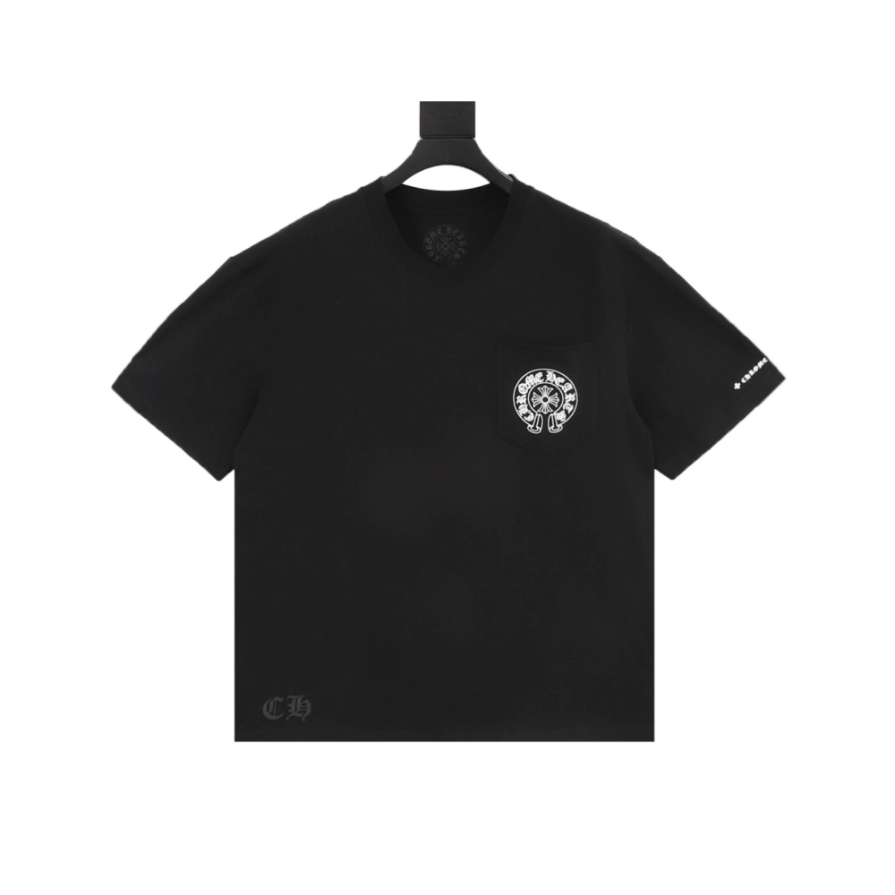 Chrome Hearts Pocket Horseshoe Cross Short Sleeve 081