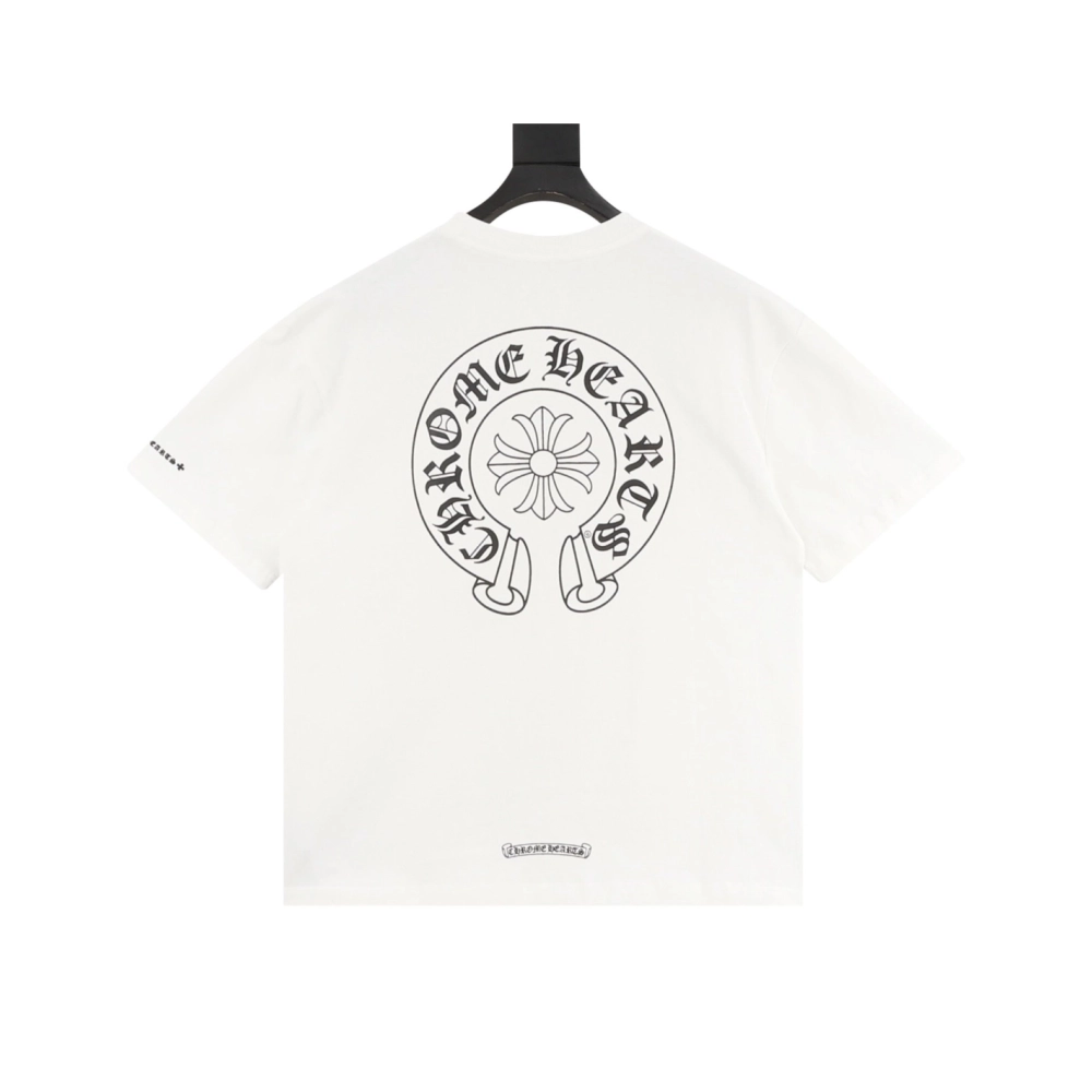 Chrome Hearts Pocket Horseshoe Cross Short Sleeve 082