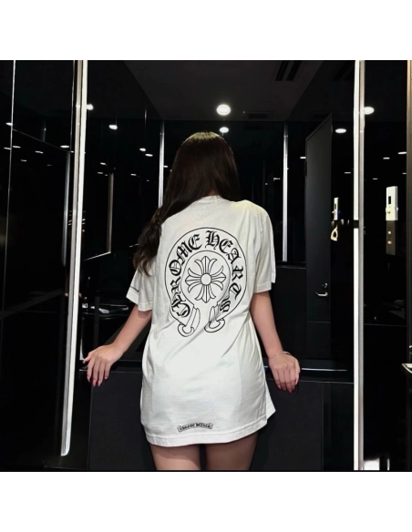 Chrome Hearts Pocket Horseshoe Cross Short Sleeve 082