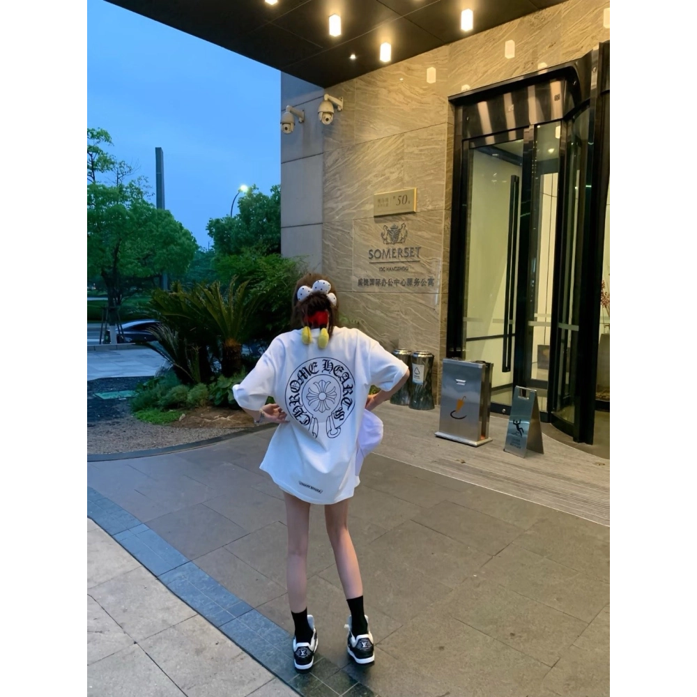 Chrome Hearts Pocket Horseshoe Cross Short Sleeve 082
