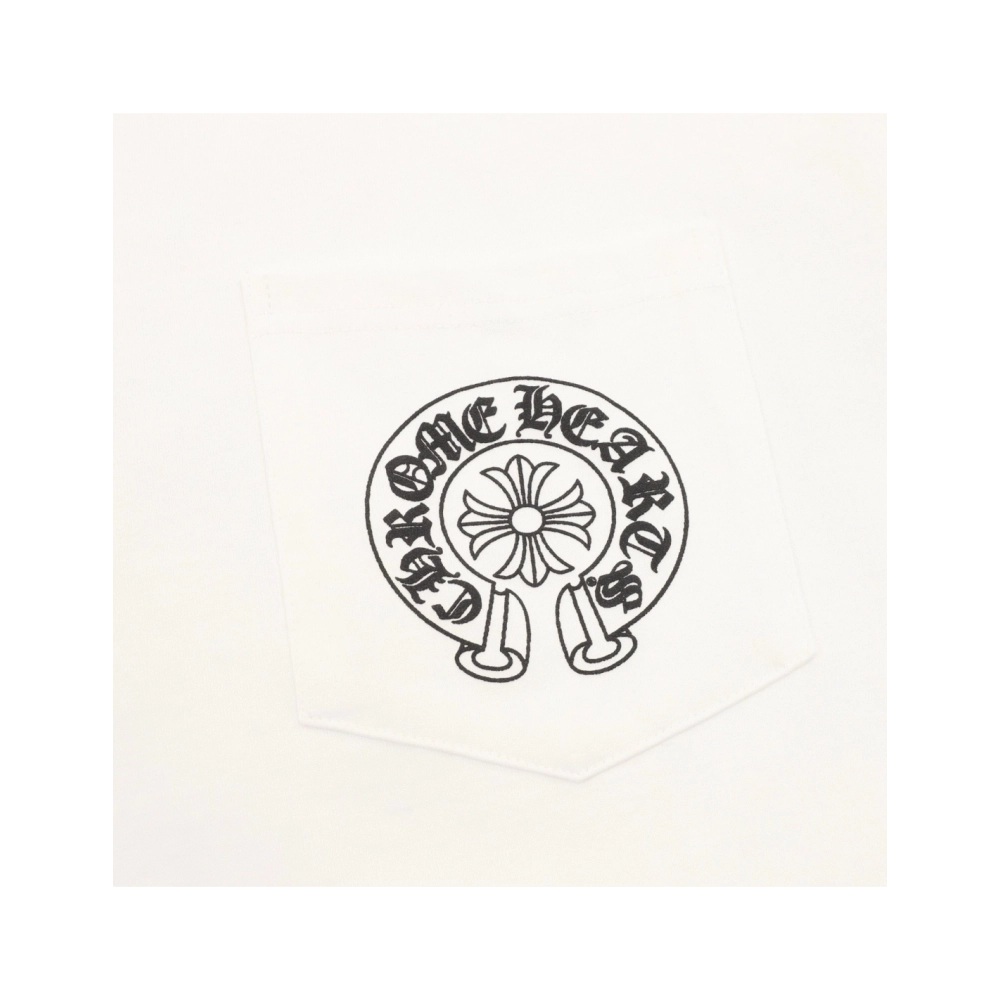 Chrome Hearts Pocket Horseshoe Cross Short Sleeve 082