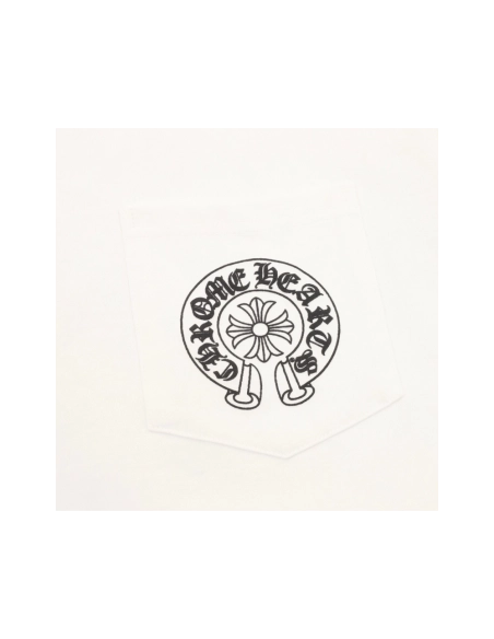 Chrome Hearts Pocket Horseshoe Cross Short Sleeve 082