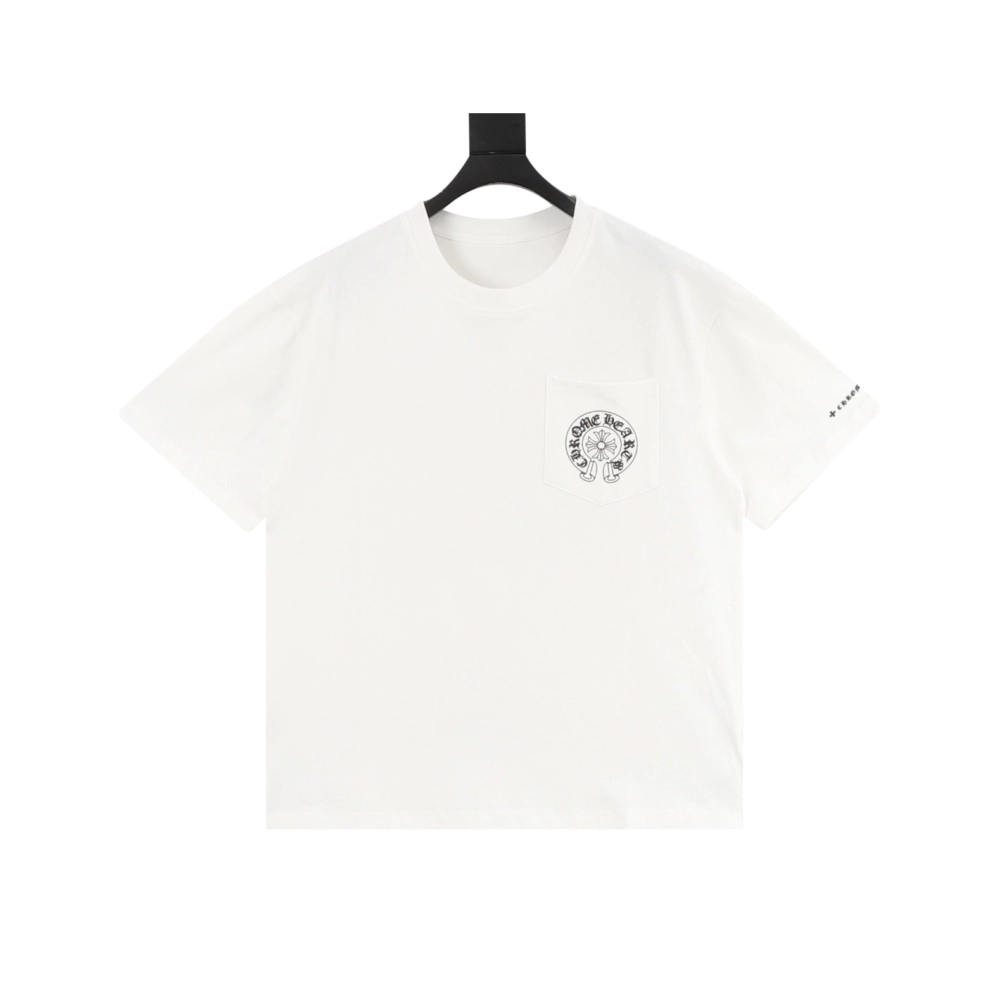 Chrome Hearts Pocket Horseshoe Cross Short Sleeve 082