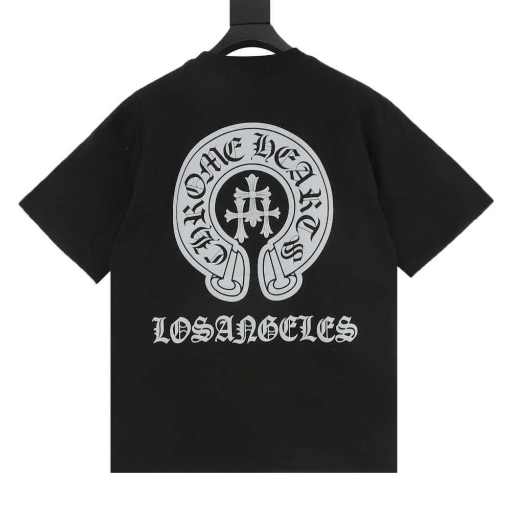 Chrome Hearts Puff Print Horseshoe Short Sleeve 083