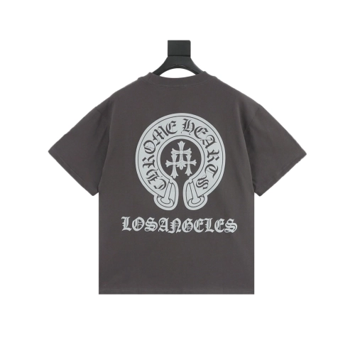Chrome Hearts Puff Print Horseshoe Short Sleeve 084